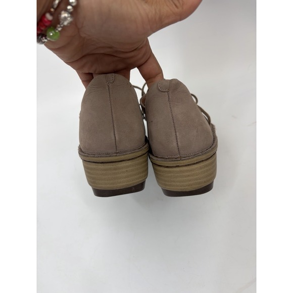 NAOT Yarrow Sandals Leather Womens 8 EUR 39 Strappy Laces Beige - Picture 4 of 10